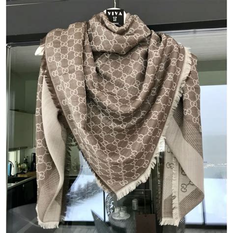 gucci vintage fringed shawl|gucci shawl for women.